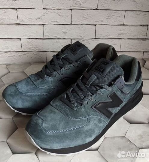 Кроссовки-Великаны мужские замшевые NEW balance