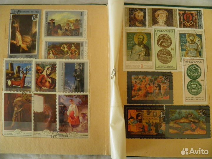 Почтовые марки времён СССР