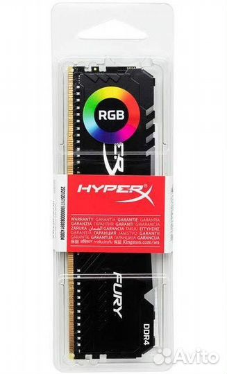 Оперативная память Kingston HyperX fury Black RGB