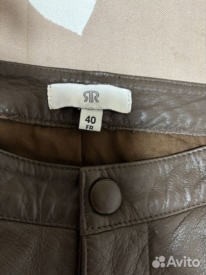 Брюки кожаные