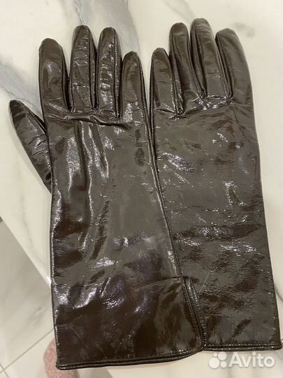 Перчатки женские кожаные размер 7
