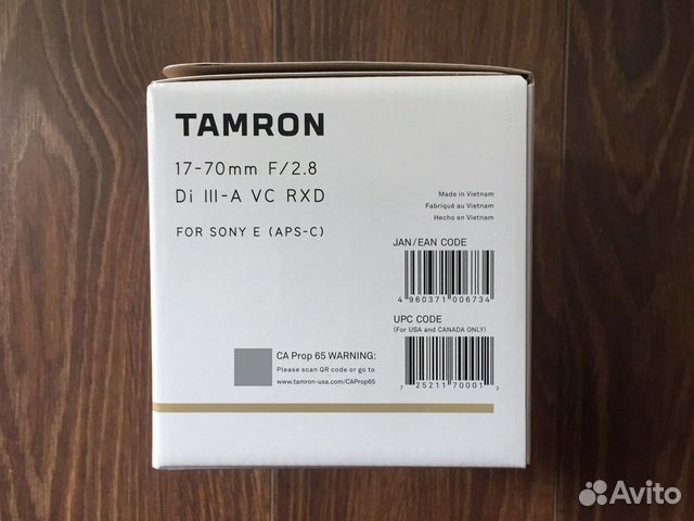 Tamron 17-70mm f/2.8 Di III-A VC RXD Новые-Гарант объявление продам