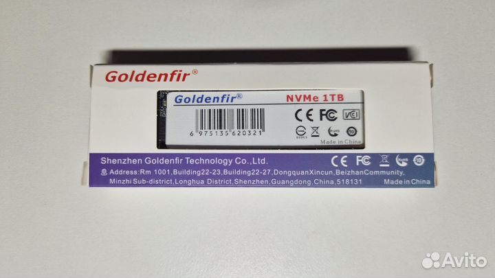 Ssd m2 nvme 512gb/1tb goldenfir