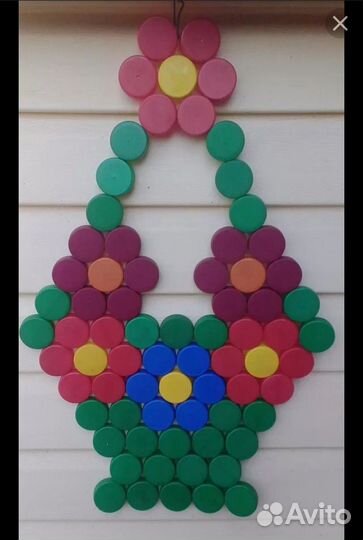 Крышки от бутылок для творчества