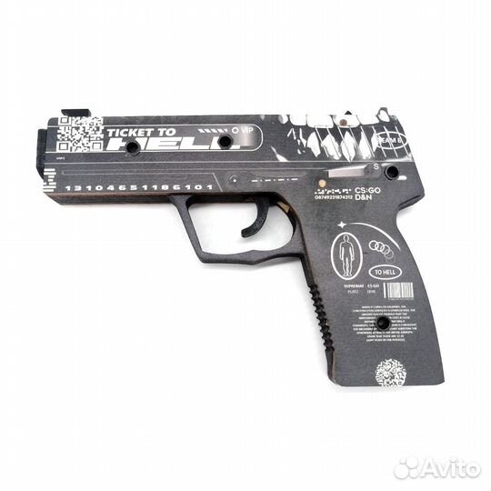 Деревянный пистолет юсп Билет в Ад Mod.2