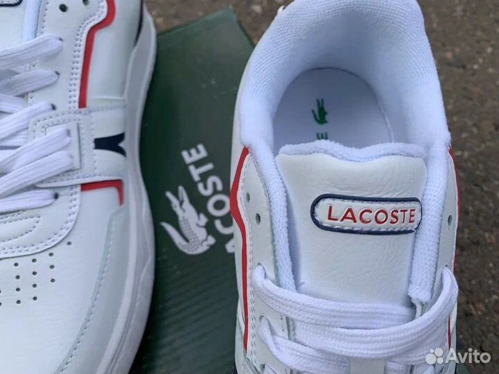 Кеды белые мужские Lacoste Лакост