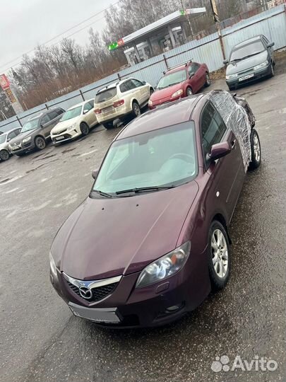 Mazda 3 1.6 AT, 2007, битый, 167 000 км