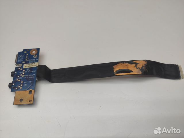Плата audio и USB с шлейфом Asus X53TA