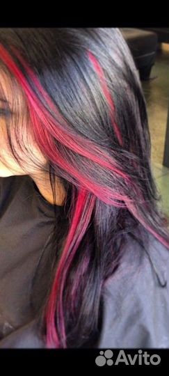 Цветные пряди для волос