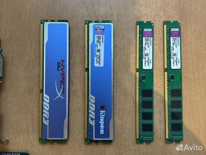 DDR3 Комплект видеокарт gtx 650 1gb, gt 630 2gb