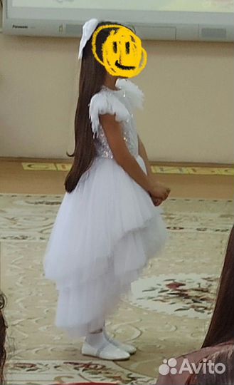 Нарядное платье для девочки 128 134 дизайнерское