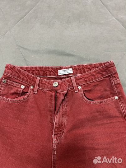 Джинсы zara прямые