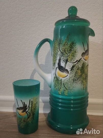 Подарочный набор на новый год графин и 6 стаканов