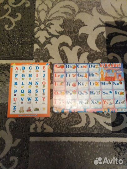 Английский для малышей Умные пазлы и плакат