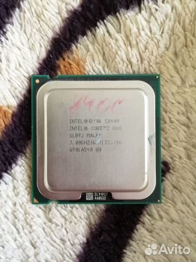 Процессор Intel core 2 duo E8400
