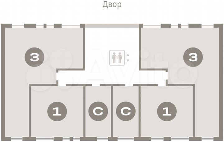 3-к. квартира, 84 м², 6/17 эт.