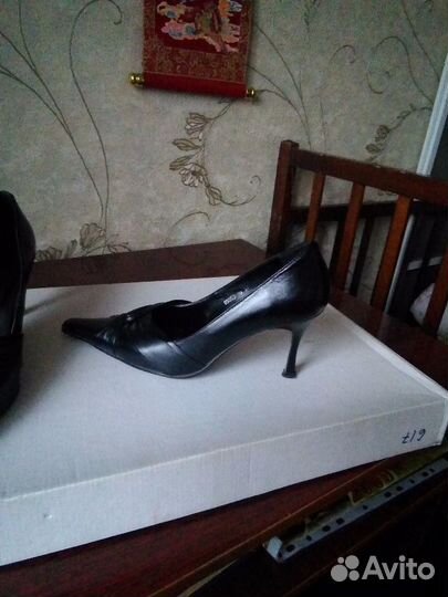 Туфли кожаные