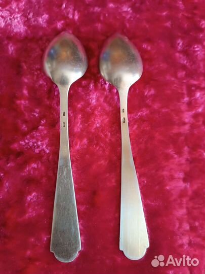 Чайные ложки серебро СССР 875 пробы
