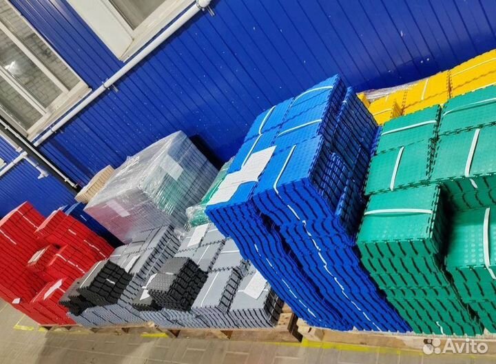 Модульная плитка пвх для гаража