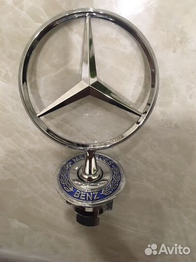 Эмблема капота mercedes w124 w211 w220 w210
