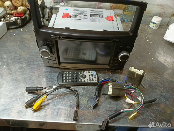 Магнитола на pajero 4 на запчасти