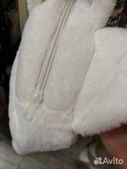 Hello kitty сумка пушистая