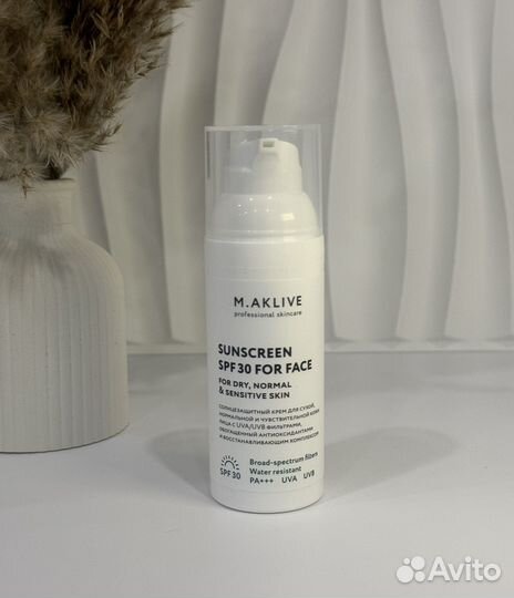 M.aklive sunscreen spf 30