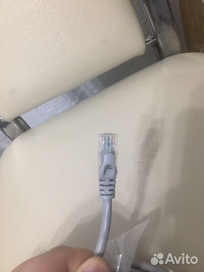 Интернет кабель 15м парчкорд UTR RJ45 кат 6 LAN