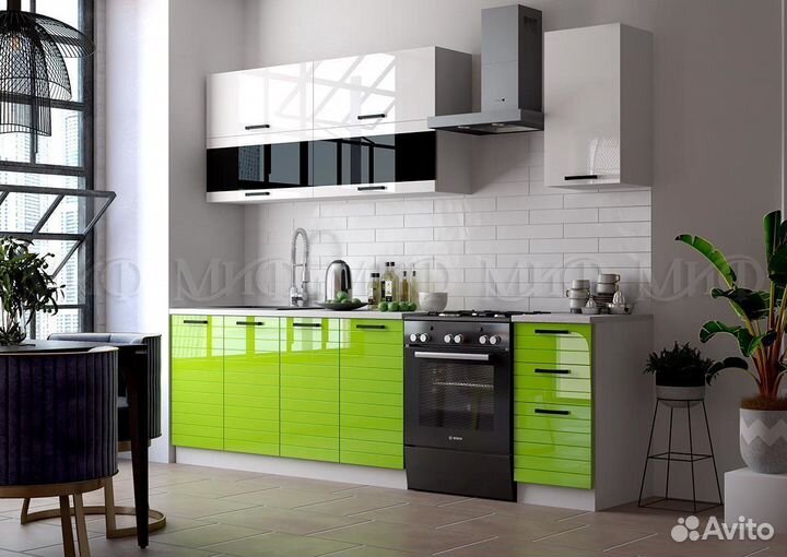 Кухонный гарнитур Техно-3 2,0 метра компл.№2