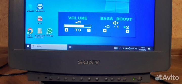 Мультимедийный монитор Sony Trinitron 120 AS
