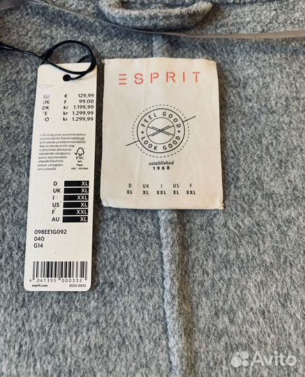 Пальто женское демисезонное Esprit USA