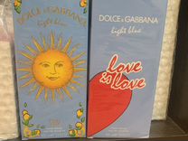 Dolce gabbana light blue love is тестеры