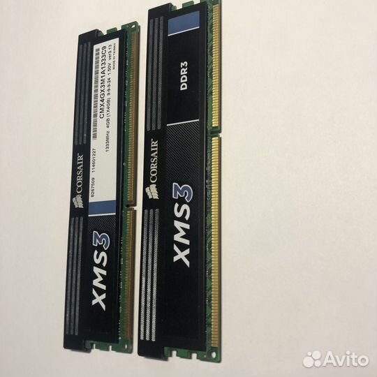 Оперативная память Corsair XMS3 ddr3