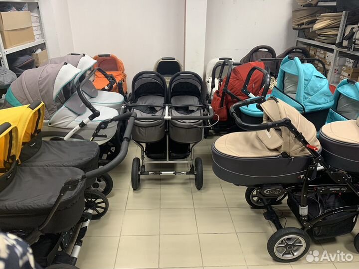 Большое поступление колясок для двоен