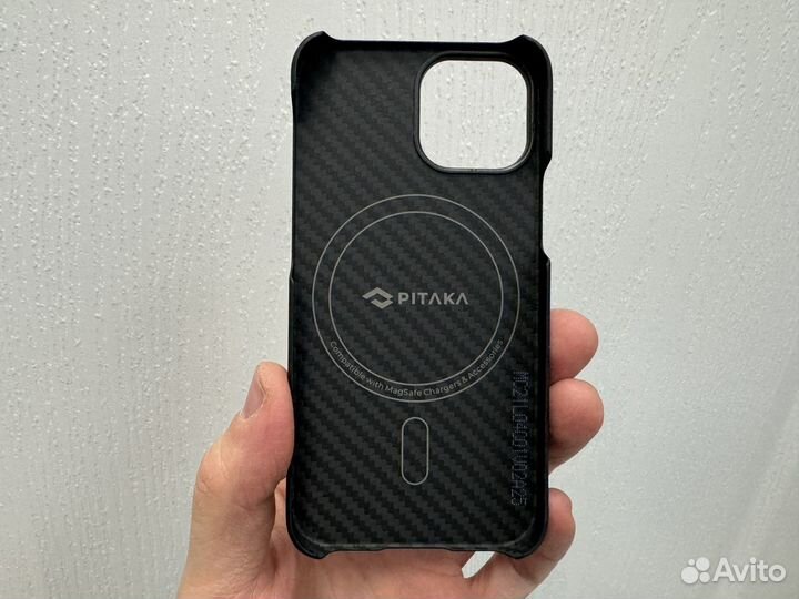 Чехол pitaka iPhone 13 mini черный