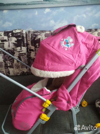 Коляска санки