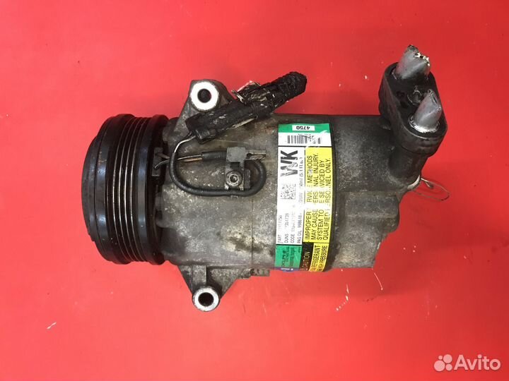 Компрессор кондиционера z18xer Опель Астра