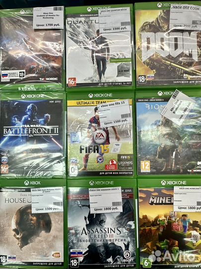 Игры на xBox one