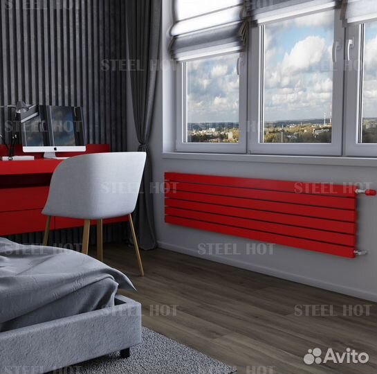 Вертикальный трубчатый радиатор Steel от завода