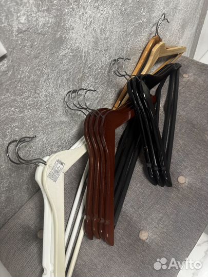 Плечики/вешалки для одежды деревянные 12 шт