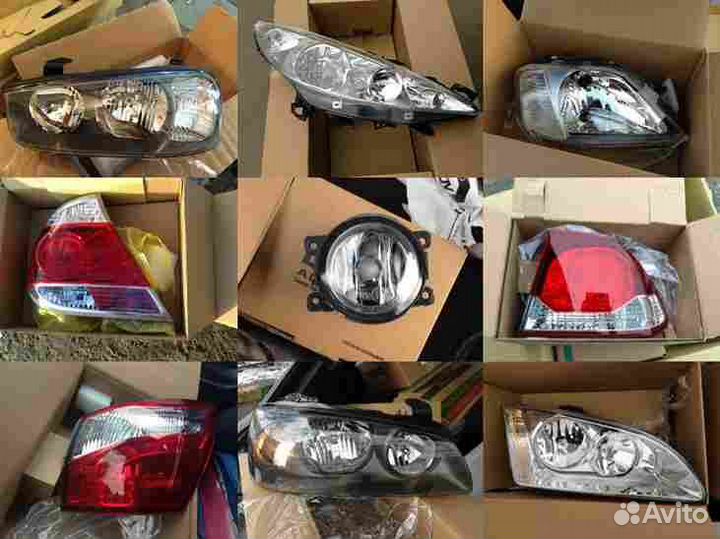 Стекло фары L для volkswagen passat (1988-1993)