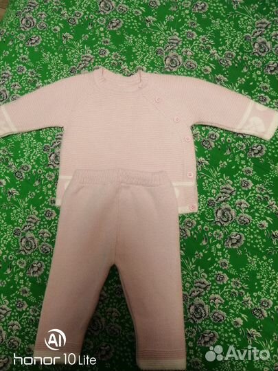 Вязаный костюм детский