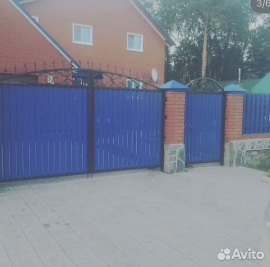 Ворота на заказ в частный дом 3500*2000