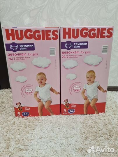 Трусики huggies 5 для девочек