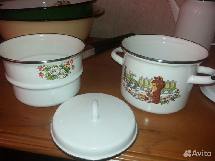 Советская эмалированная посуда