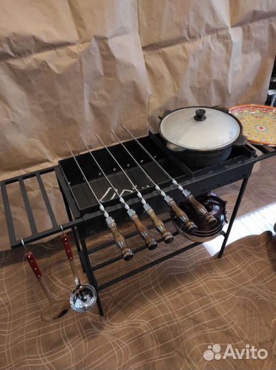 Мангал 3мм с подказанником