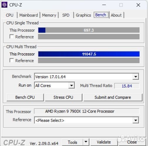 Процессор Ryzen 9 7900x