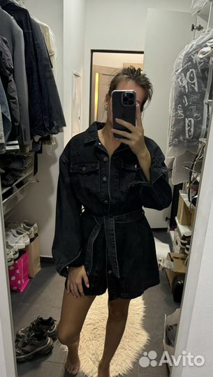 Джинсовое платье