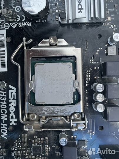 Материнская плата H310CM с связкой intel i3-9100