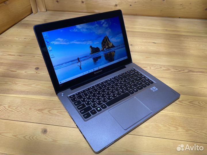 Компактный ноутбук Lenovo/4ядра/8gb/ssd/250gb